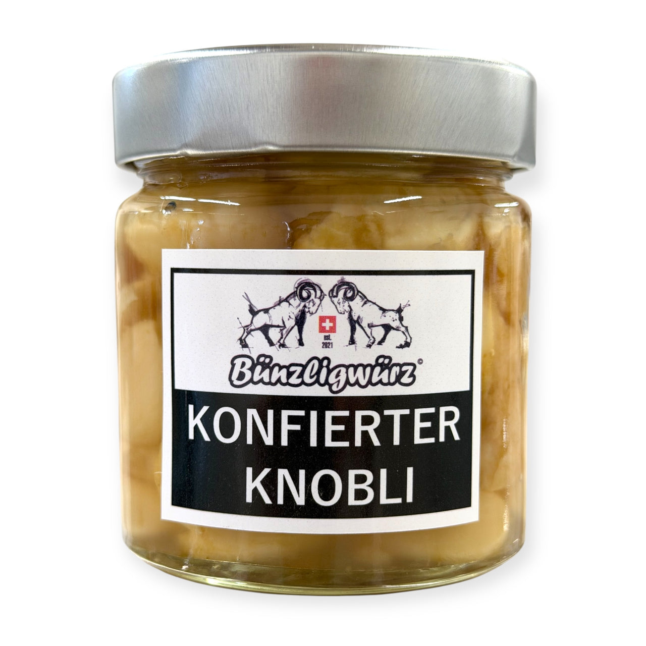 Konfierter Knobli