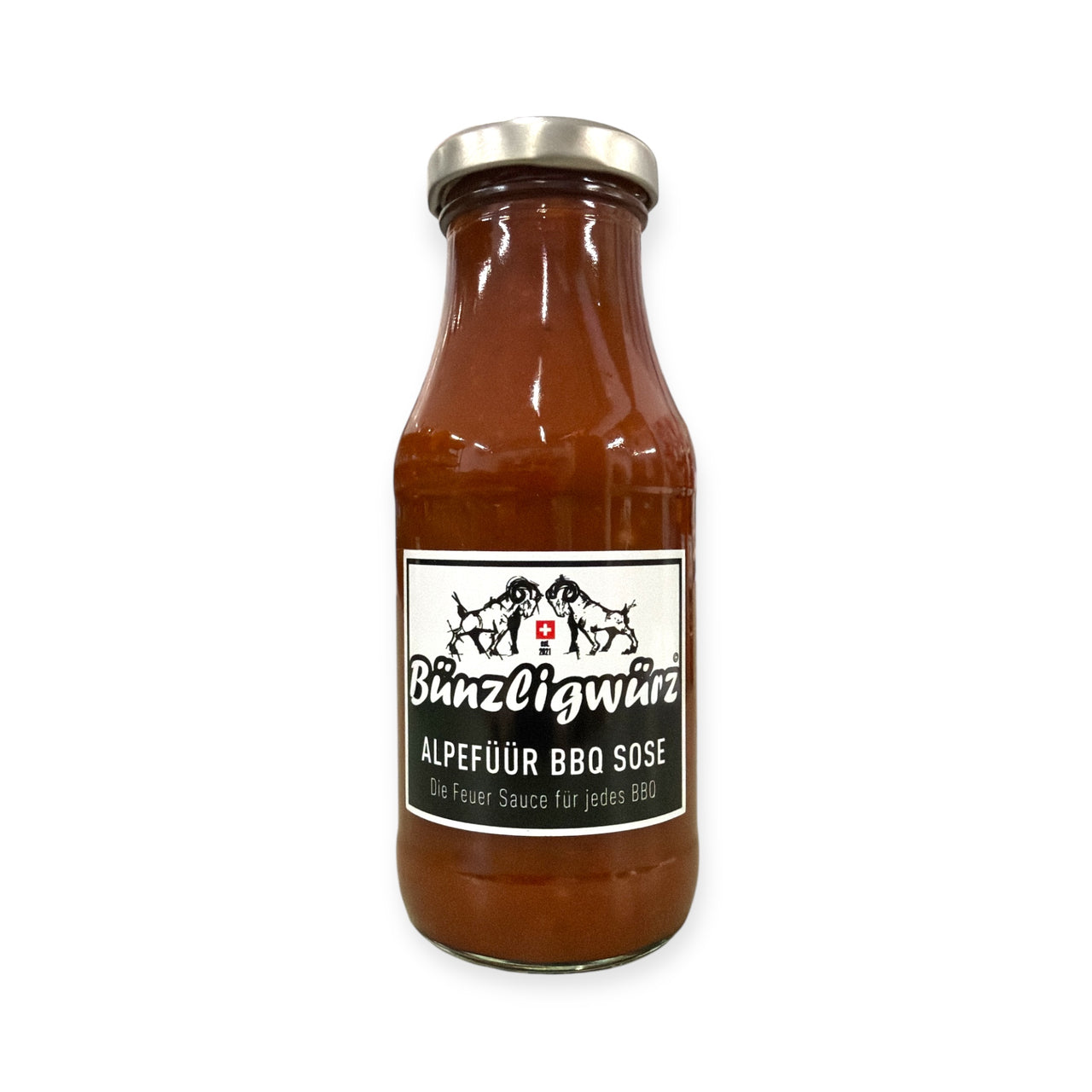 Alpefüür BBQ Soose - Die Klassische diskret, rauchige BBQ Sauce