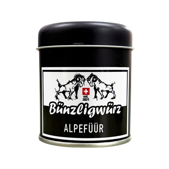 Alpefüür Gwürz für Fleisch, Käse und Gemüse