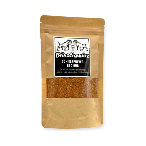 Schiesspulver BBQ-Rub mit vier Pfeffersorten