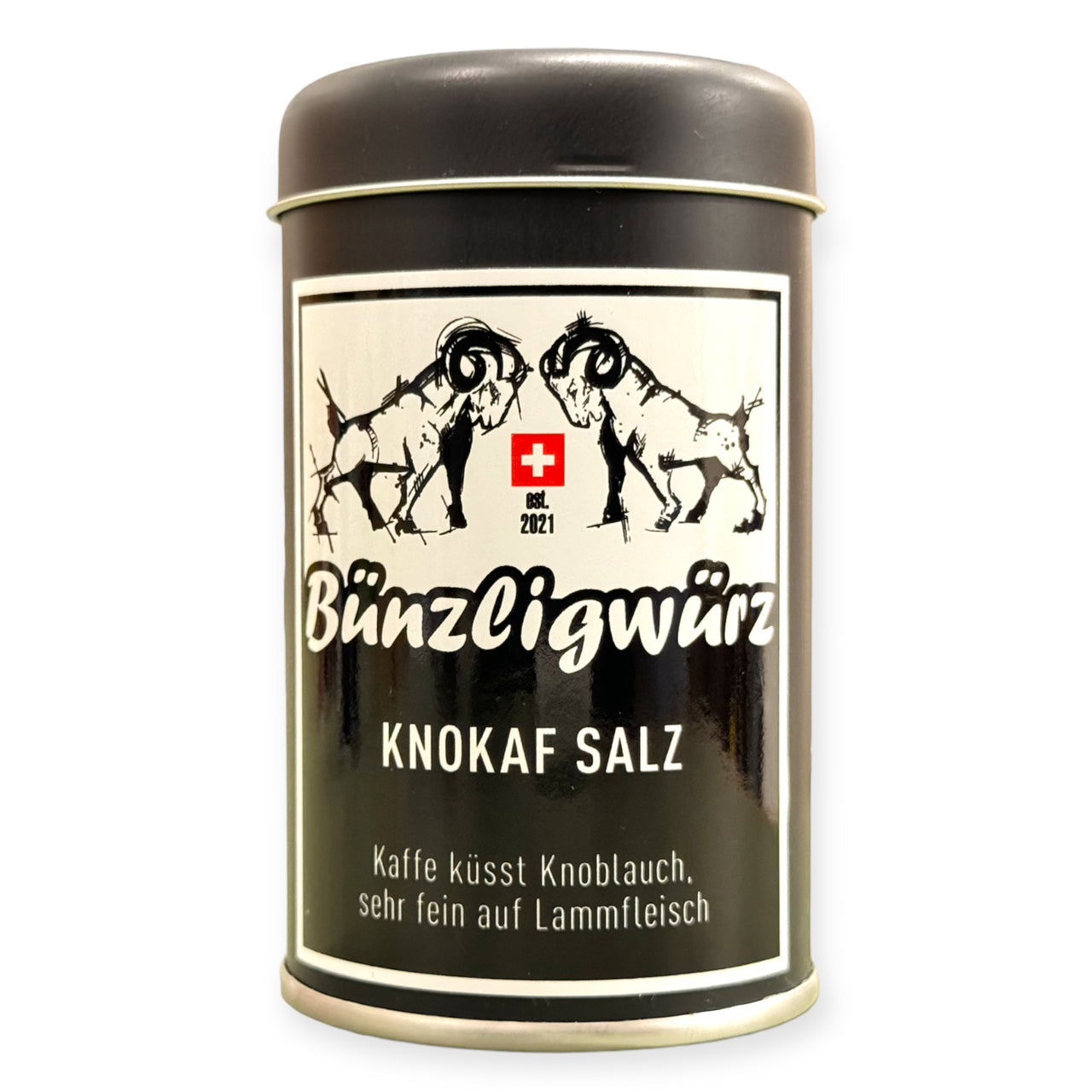 KnoKaf - Das Knoblauch Kaffee Salz, für Rotes Fleisch oder auch als Dipp Mischung mit Creme Fraiche