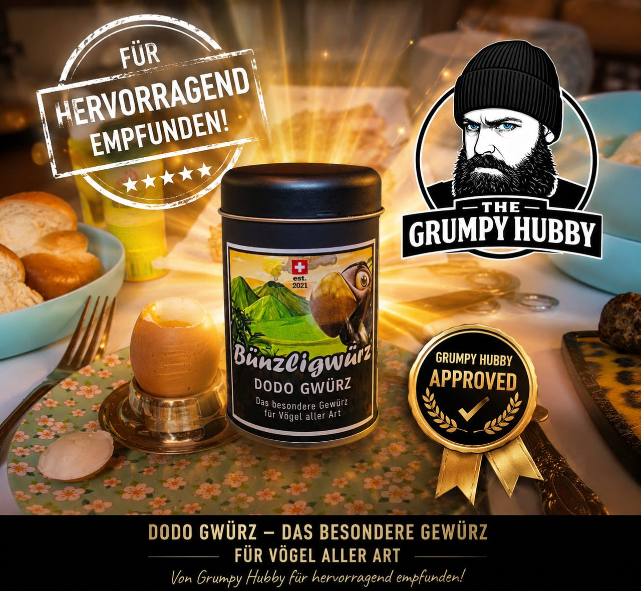 Dodo Gwürz - Das Dino Dodo-tastische Gewürz für Geflügel und Pommes